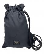 PORTER×B印YOSHIDAポーター×ビージルシヨシダ）の古着「巾着ショルダーバッグ」｜ブラック