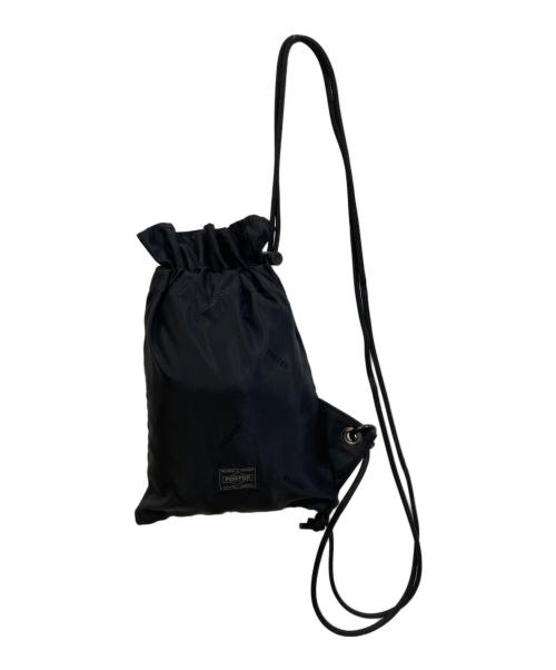PORTER（ポーター）PORTER (ポーター) B印YOSHIDA (ビージルシヨシダ) 巾着ショルダーバッグ ブラックの古着・服飾アイテム
