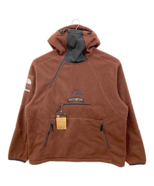 THE NORTH FACE（ザ ノース フェイス）THE NORTH FACE (ザ ノース フェイス) SUPREME (シュプリーム) Steep Tech Fleece ブラウン サイズ:XXLの古着・服飾アイテム