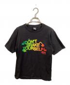 stussyステューシー）の古着「プリントTシャツ」｜ブラック