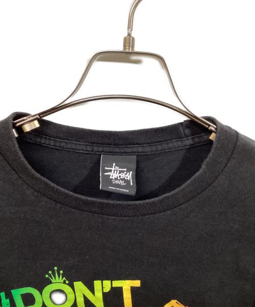 stussy（ステューシー）stussy (ステューシー) プリントTシャツ ブラック サイズ:SIZE Sの古着・服飾アイテム