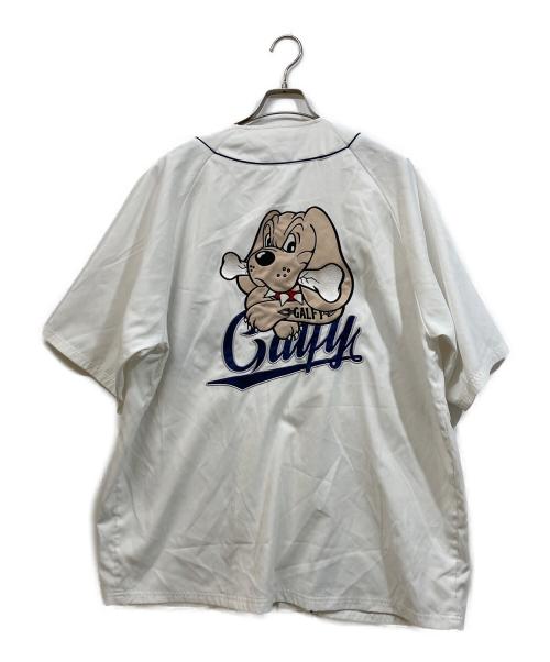 GALFY（ガルフィー）GALFY (ガルフィー) ベースボールシャツ ホワイト サイズ:Lの古着・服飾アイテム