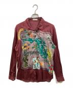 ETROエトロ）の古着「地図柄シャツ」｜ブラウン