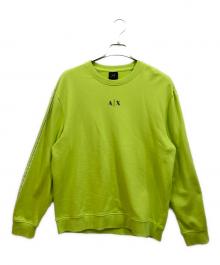 ARMANI EXCHANGE（アルマーニ エクスチェンジ）の古着「サイドラインスウェット」｜イエロー