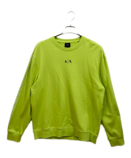ARMANI EXCHANGE（アルマーニ エクスチェンジ）ARMANI EXCHANGE (アルマーニ エクスチェンジ) サイドラインスウェット イエロー サイズ:SIZE Lの古着・服飾アイテム