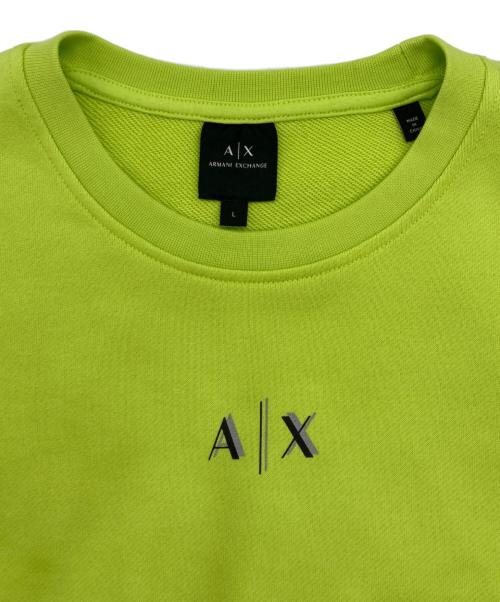 ARMANI EXCHANGE（アルマーニ エクスチェンジ）ARMANI EXCHANGE (アルマーニ エクスチェンジ) サイドラインスウェット イエロー サイズ:SIZE Lの古着・服飾アイテム