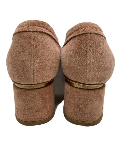 TOD'S（トッズ）TOD'S (トッズ) スウェードモカシンパンプス ピンク サイズ:38の古着・服飾アイテム