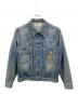 A BATHING APE（ア ベイシング エイプ）の古着「刺繍トラッカーデニムジャケット」｜インディゴ
