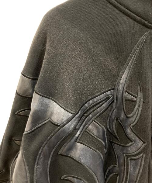 GALFY（ガルフィー）GALFY (ガルフィー) 部族系ダブダブパーカー ブラック サイズ:SIZE Mの古着・服飾アイテム
