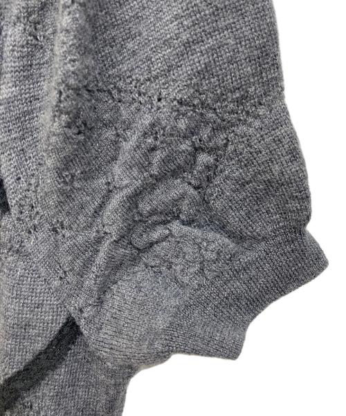 RED VALENTINO（レッドヴァレンティノ）RED VALENTINO (レッドヴァレンティノ) ウールニットS/Sワンピース グレー サイズ:XSの古着・服飾アイテム