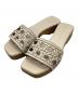 TORY BURCH（トリーバーチ）の古着「BASKETWEAVE CLOG」｜ベージュ