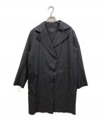 ANTEPRIMAアンテプリマ）の古着「フェルトウール スパンコールデザインコート」｜グレー