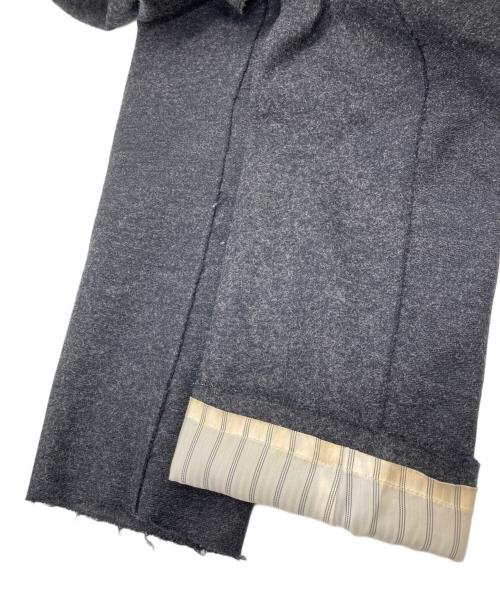 ANTEPRIMA（アンテプリマ）ANTEPRIMA (アンテプリマ) フェルトウール スパンコールデザインコート グレー サイズ:SIZE 40の古着・服飾アイテム