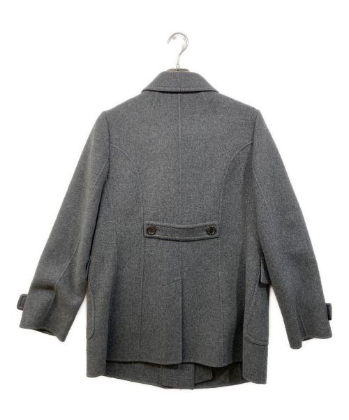 BURBERRY（バーバリー）BURBERRY (バーバリー) カシミヤ混ウールショートコート グレー サイズ:SIZE 48の古着・服飾アイテム