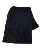LOUIS VUITTONルイ ヴィトン）の古着「カシミヤマフラー」｜ブラック