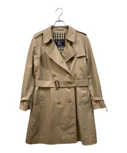 Burberry's（バーバリー）Burberry's (バーバリーズ) 裏ノバチェックダブルブレストコート ベージュ サイズ:実寸をご確認くださいの古着・服飾アイテム