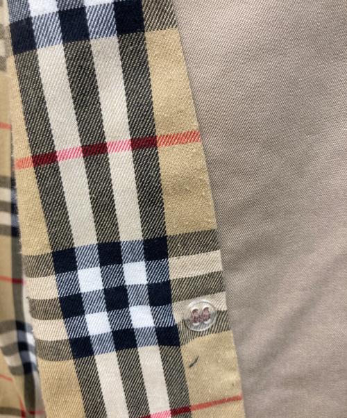 Burberry's（バーバリー）Burberry's (バーバリーズ) 裏ノバチェックダブルブレストコート ベージュ サイズ:実寸をご確認くださいの古着・服飾アイテム
