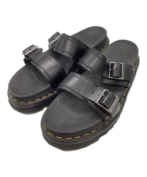 Dr.Martens（ドクターマーチン）Dr.Martens (ドクターマーチン) ストラップサンダル ブラック サイズ:39の古着・服飾アイテム