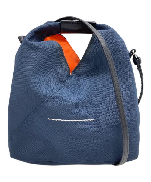 MM6 Maison Margiela（エムエムシックスメゾンマルジェラ）MM6 Maison Margiela (エムエムシックスメゾンマルジェラ) ジャパニーズクロスボディバッグ ネイビーの古着・服飾アイテム