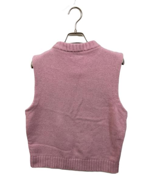 GANNI（ガニー）Ganni (ガニー) ニットベスト ピンク サイズ:Sの古着・服飾アイテム