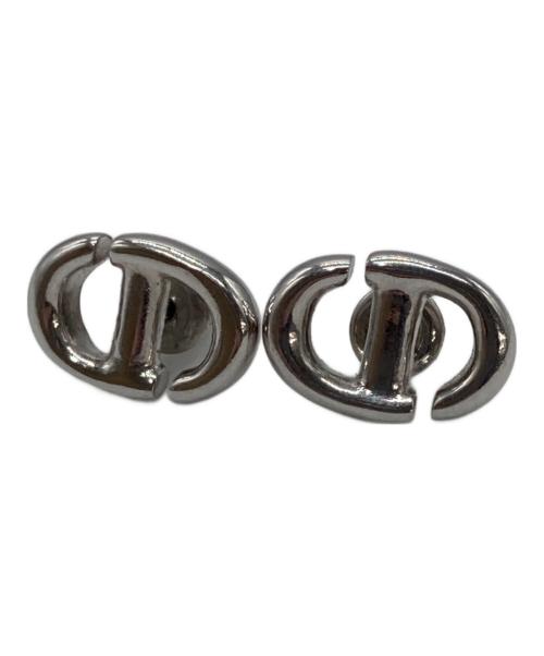 Christian Dior（クリスチャン ディオール）Christian Dior (クリスチャン ディオール) CD NAVY スタッドピアス シルバーの古着・服飾アイテム