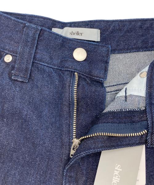 sheller（シェリエ）sheller (シェリエ) Crash flare denim インディゴ サイズ:Sの古着・服飾アイテム