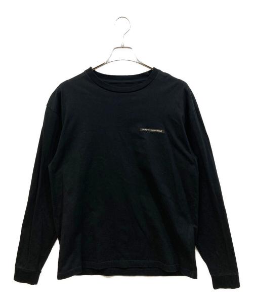 uniform experiment（ユニフォームエクスペリメント）uniform experiment (ユニフォームエクスペリメント) LABEL L/S TEE ブラック サイズ:SIZE 2の古着・服飾アイテム