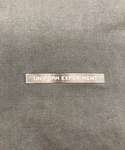 uniform experiment（ユニフォームエクスペリメント）uniform experiment (ユニフォームエクスペリメント) LABEL L/S TEE ブラック サイズ:SIZE 2の古着・服飾アイテム