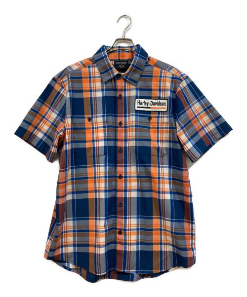 HARLEY-DAVIDSON（ハーレーダビッドソン）HARLEY-DAVIDSON (ハーレーダビッドソン) シャツ ネイビー サイズ:SIZE Lの古着・服飾アイテム