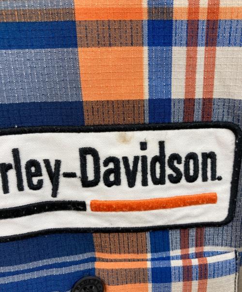 HARLEY-DAVIDSON（ハーレーダビッドソン）HARLEY-DAVIDSON (ハーレーダビッドソン) シャツ ネイビー サイズ:SIZE Lの古着・服飾アイテム