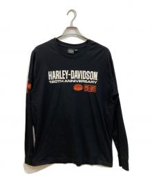 HARLEY-DAVIDSON（ハーレーダビッドソン）の古着「ロングスリーブTシャツ」｜ブラック