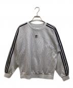adidas Originalsアディダスオリジナル）の古着「メッシュ クルー スウェット」｜グレー
