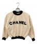 CHANEL（シャネル）の古着「ヴィンテージパイルロゴスウェット」｜アイボリー