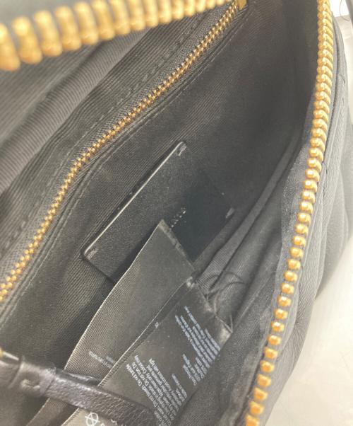 ALL SAINTS（オールセインツ）ALL SAINTS (オールセインツ) ラムレザーウエストバッグ ブラックの古着・服飾アイテム