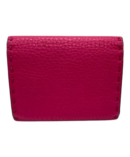 FENDI（フェンディ）FENDI (フェンディ) カードケース ショッキングピンクの古着・服飾アイテム