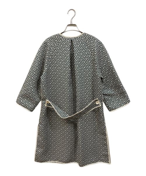 COEL（コエル）COEL (コエル) ジャガードパイピングコート グリーン サイズ:36の古着・服飾アイテム