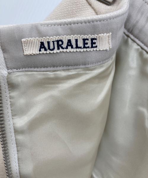 AURALEE（オーラリー）AURALEE (オーラリー) MELTON SLIT SKIRT ベージュ サイズ:SIZE 1の古着・服飾アイテム