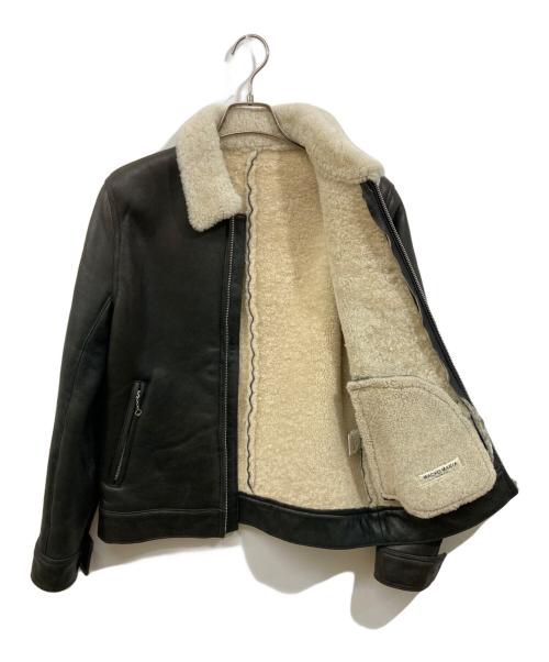 WACKO MARIA（ワコマリア）WACKO MARIA (ワコマリア) シープスキン ムートン ボア ジャケット ブラック サイズ:Sの古着・服飾アイテム