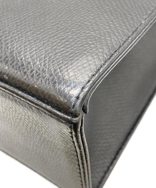 MCM（エムシーエム）MCM (エムシーエム) チェーンレザートートバッグ ブラックの古着・服飾アイテム