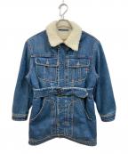 DIESELディーゼル）の古着「裏ボアデニムコートジャケット」｜インディゴ