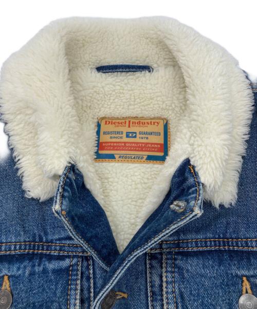 DIESEL（ディーゼル）DIESEL (ディーゼル) 裏ボアデニムコートジャケット インディゴ サイズ:XSの古着・服飾アイテム