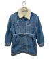 DIESEL（ディーゼル）の古着「裏ボアデニムコートジャケット」｜インディゴ