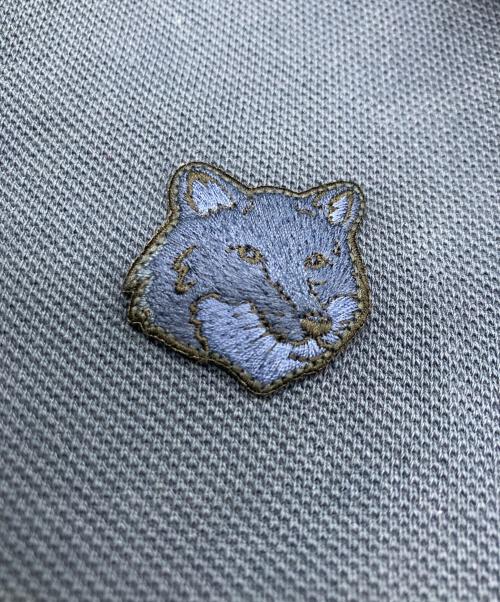 maison kitsune（メゾンキツネ）maison kitsune (メゾンキツネ) BOLD FOX HEAD PATCH COMFORT POLO ネイビー サイズ:Mの古着・服飾アイテム