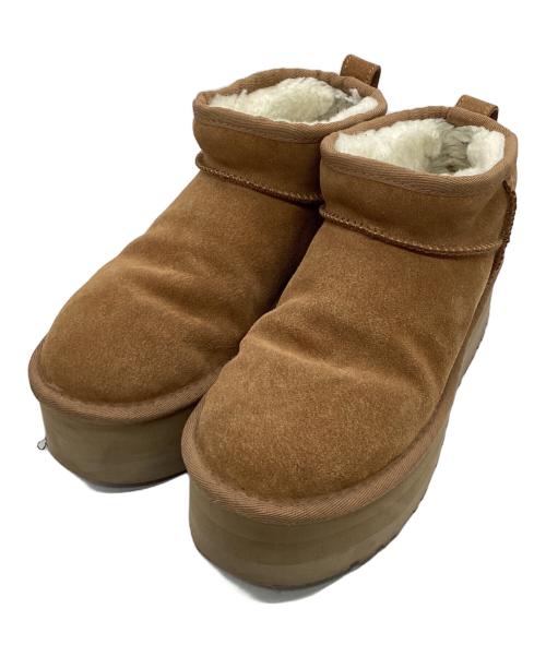 UGG（アグ）UGG (アグ) Classic Ultra Mini Platform ブラウン サイズ:SIZE 24cmの古着・服飾アイテム