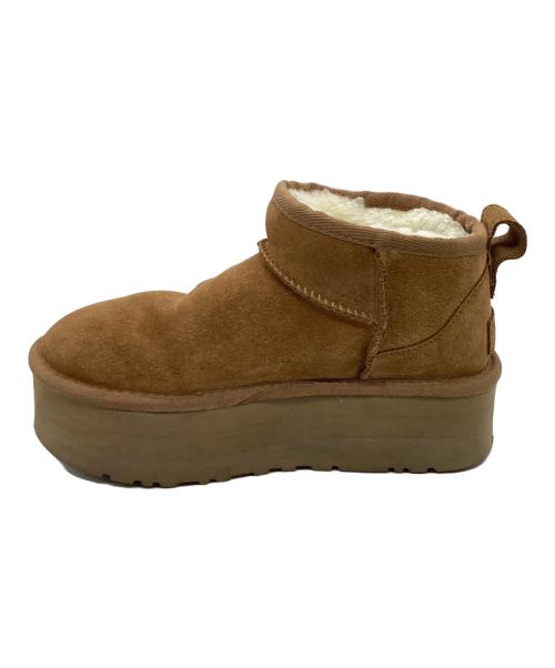 UGG（アグ）UGG (アグ) Classic Ultra Mini Platform ブラウン サイズ:SIZE 24cmの古着・服飾アイテム