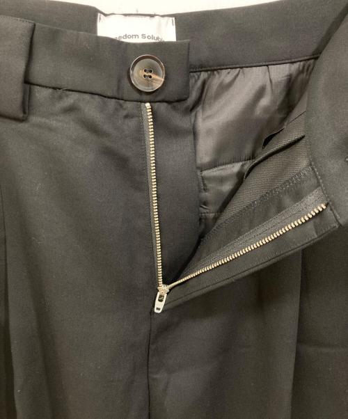 freedom soluble（フリーダムソリュブル）freedom soluble (フリーダムソリュブル) ワイドスラックス ブラック サイズ:SIZE XLの古着・服飾アイテム