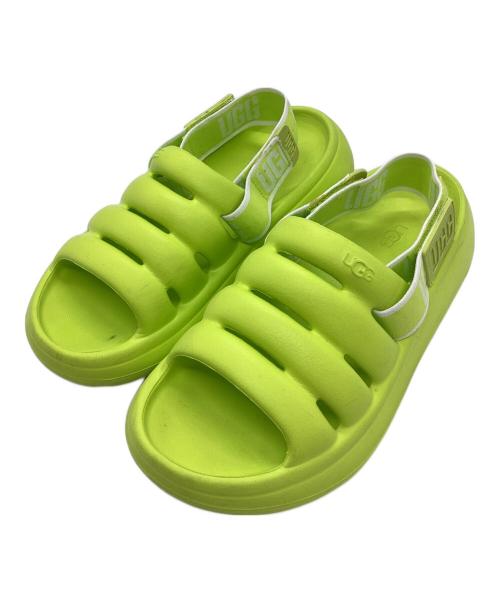 UGG（アグ）UGG (アグ) sport yeah 黄緑 サイズ:SIZE W6の古着・服飾アイテム