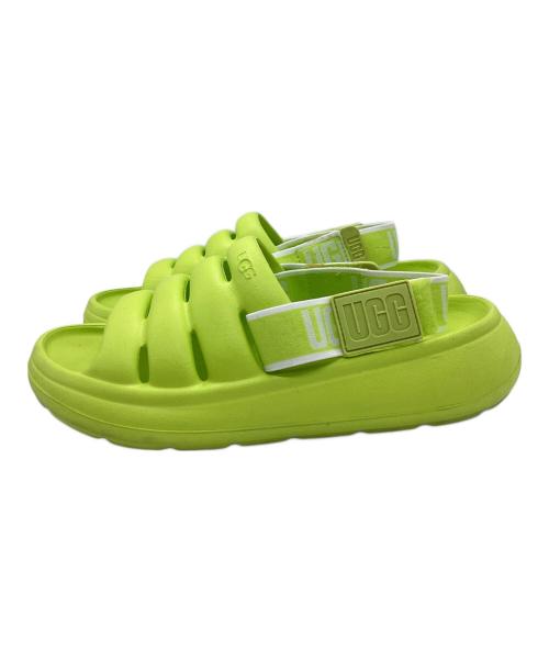 UGG（アグ）UGG (アグ) sport yeah 黄緑 サイズ:SIZE W6の古着・服飾アイテム