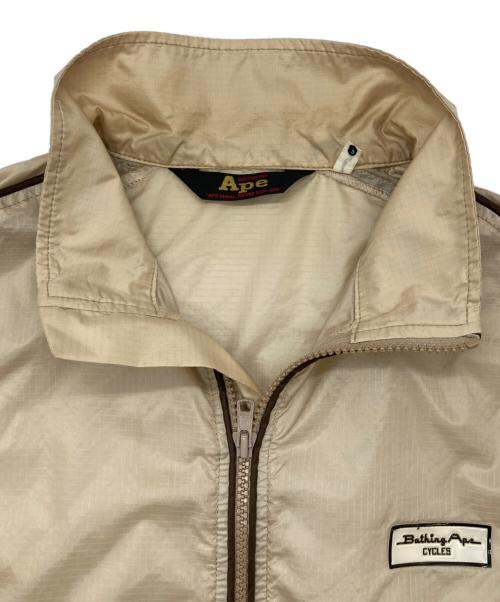 A BATHING APE CYCLES（ア ベイシングエイプ サイクル）A BATHING APE CYCLES (ア ベイシングエイプ サイクル) ナイロンジャケット ベージュ サイズ:Sの古着・服飾アイテム
