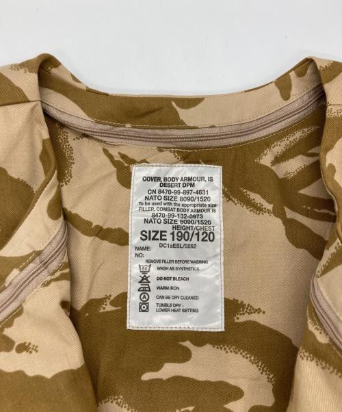 British Army（イギリス軍）British Army (イギリス軍) BODY ARMOUR DESERT DPM VEST ベージュ サイズ:190/120の古着・服飾アイテム